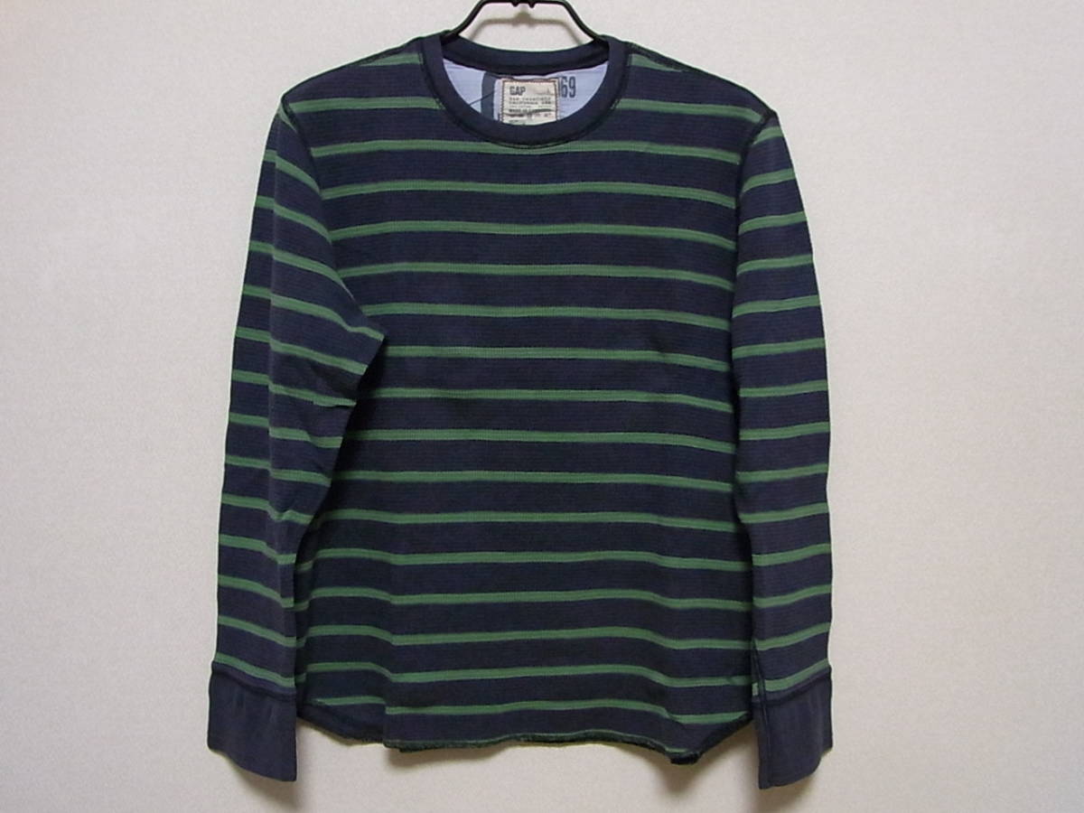 即決!USA古着★ギャップGAPボーダーデザインロンT★ヴィンテージアメカジ!拍卖