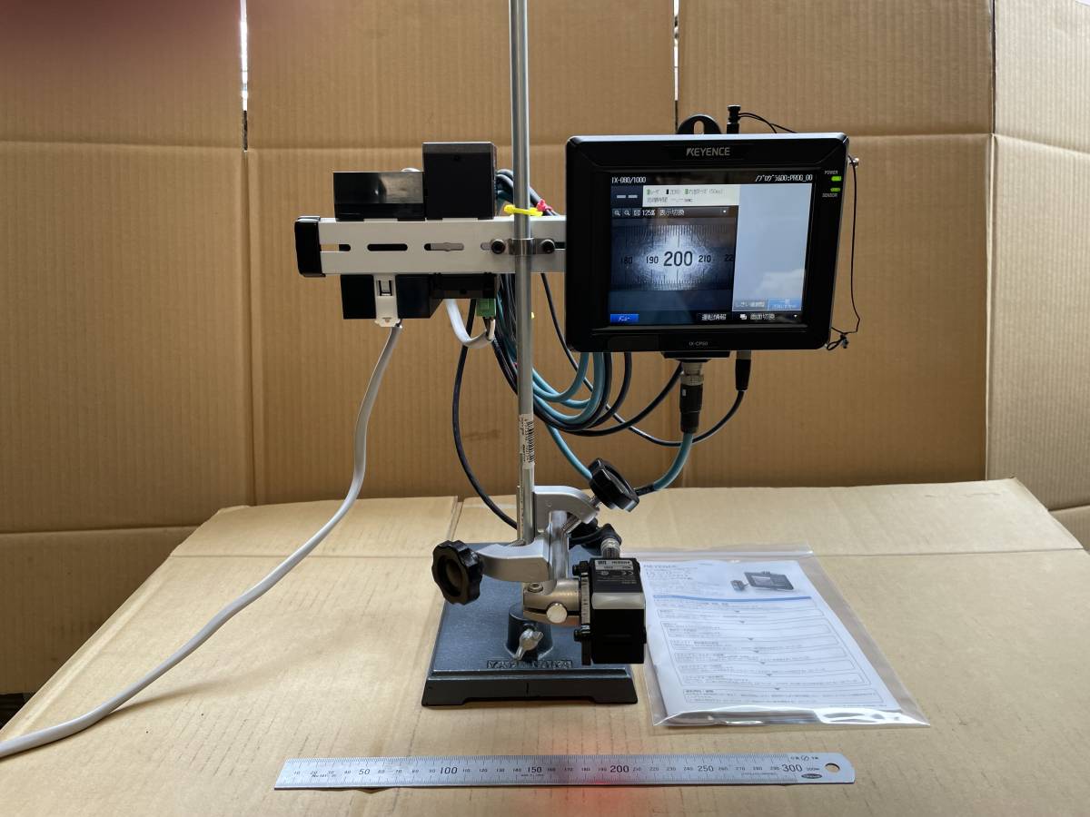 KEYENCE キーエンス カメラ内蔵レーザ変位センサ IX シリーズ IX-CP50 / IX-1000 / IX-080 (通電確認済み) 中古品 (20230701) 拍卖