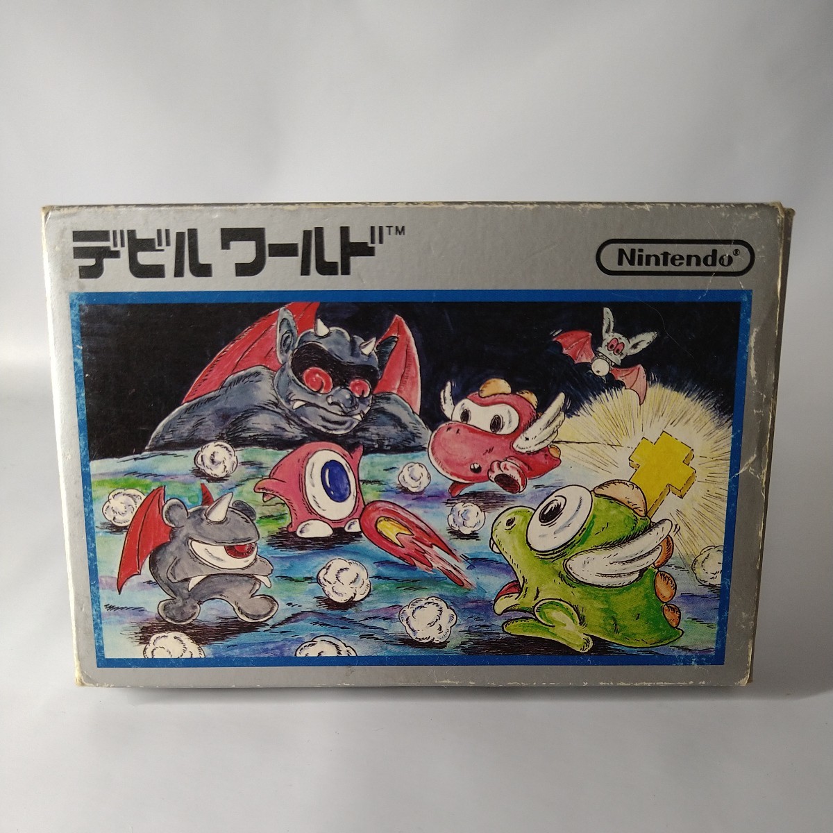 【FC】ファミコンソフト/ デビルワールド ソフト状態良好!!【箱・説明書付き】 管理No2-015拍卖