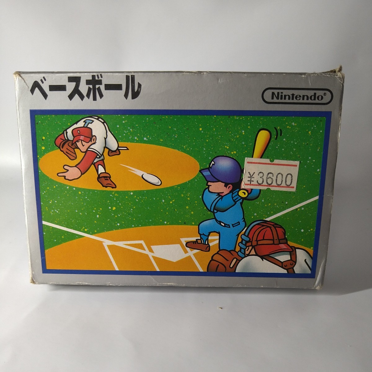 【FC】ファミコンソフト/ ベースボール 銀箱 【箱・説明書無し】 管理No2-017拍卖