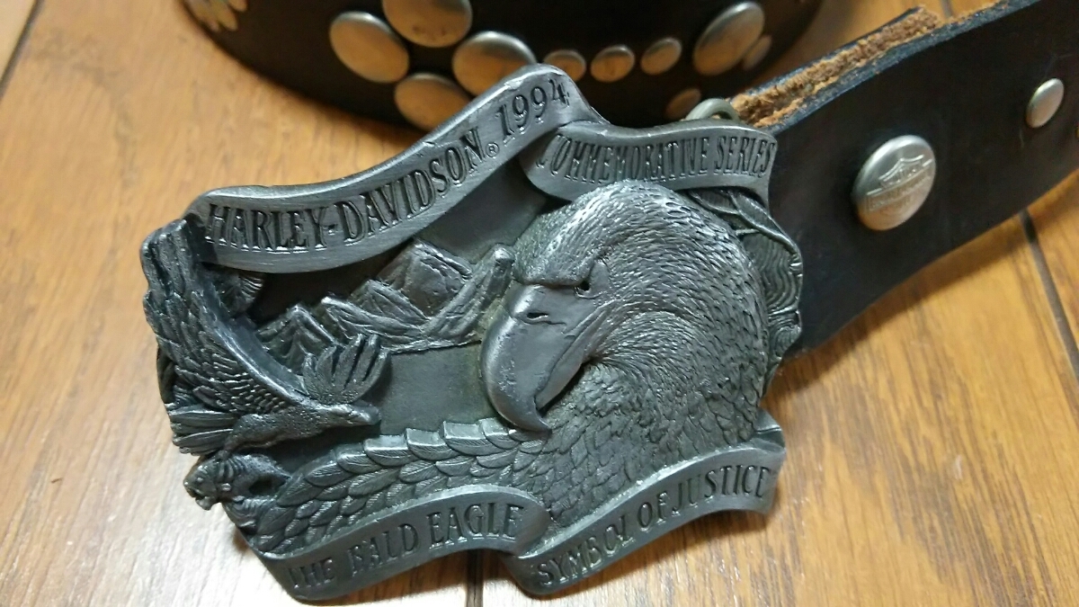 HARLEY DAVIDSONのバックルとベルト拍卖