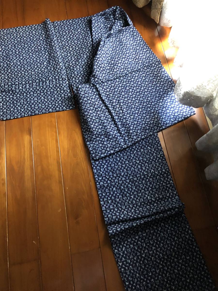 浴衣 手縫い綿100拍卖