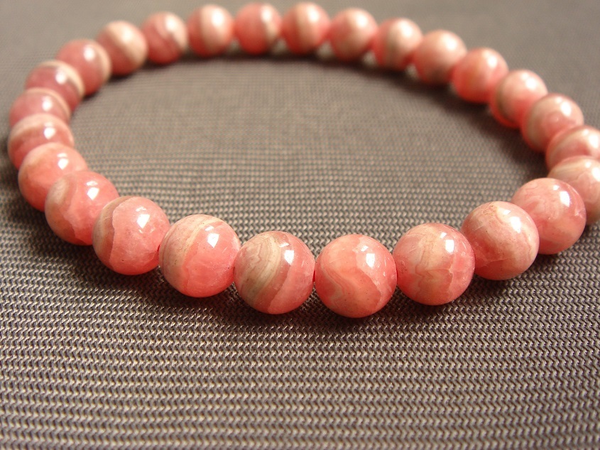 ☆天然5A級インカローズロードクロサイトブレスレット7mmA2拍卖