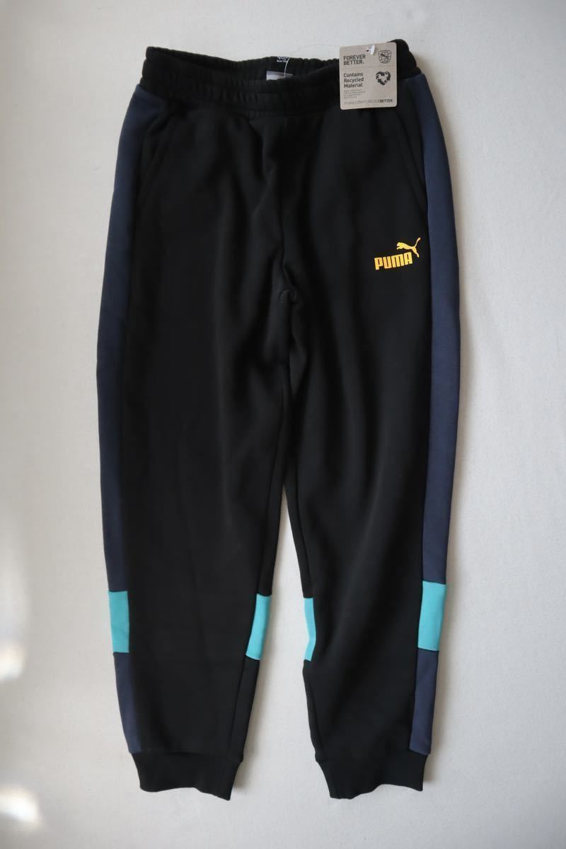 プーマ PUMA ジュニア スウェットロングパンツ ESS+ カラーブロック パンツ FL_ 672631 (ブラック)ジュニア140拍卖
