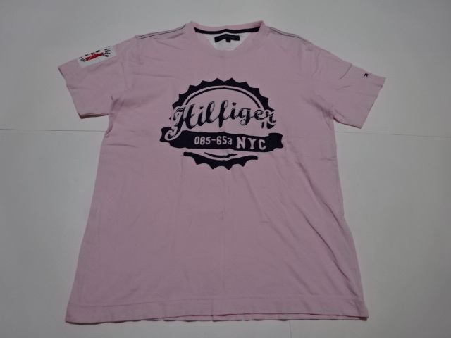 ●TOMMY HILFIGER トミーヒルフィガー 半袖Tシャツ L●0729●拍卖
