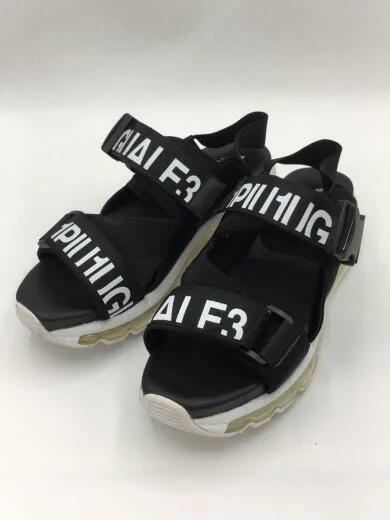 ☆1PIU1UGUALE3 RELAX ウノピゥウノウグァーレトレ リラックス プリント ロゴ サンダル スニーカー/27cm拍卖