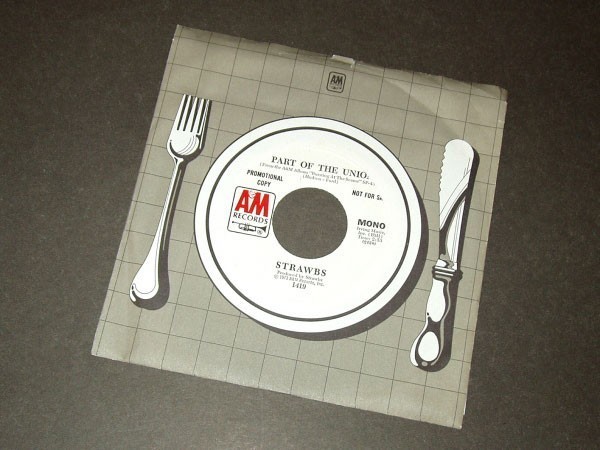 STRAWBS Part of the Union M/S アメリカ盤シングルPR A&M拍卖