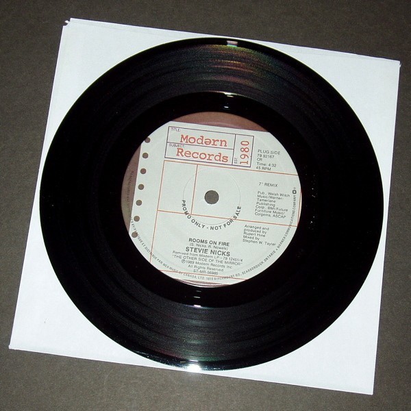 STEVIE NICKS Rooms on Fire (7'' Remix) カナダ盤シングルPR Modern拍卖