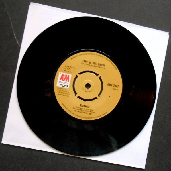 STRAWBS Part of the Union / Will You Go UK盤シングル A&M 1973拍卖