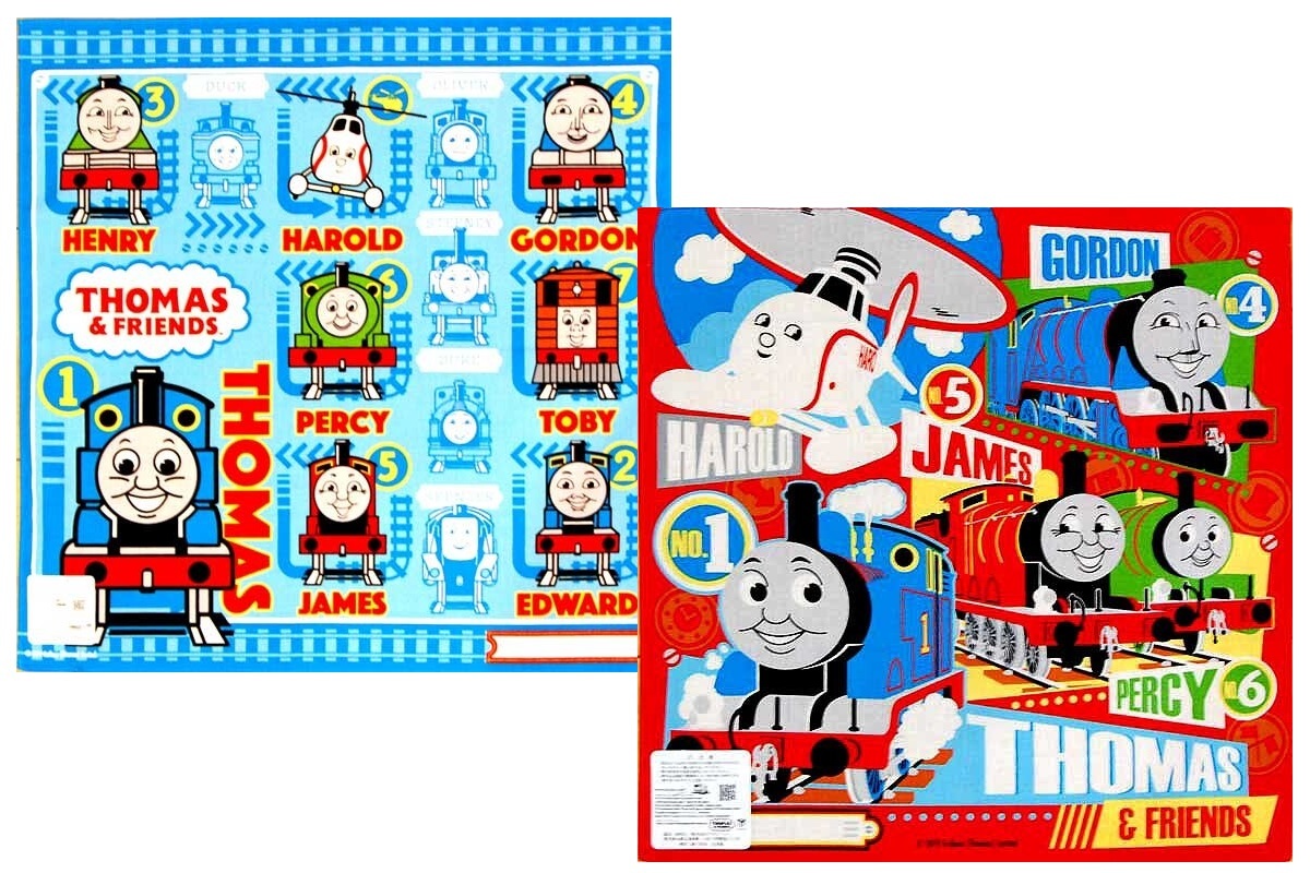 機関車トーマス レッド ずかん ハンカチ 2枚セット キャラクター 子供拍卖