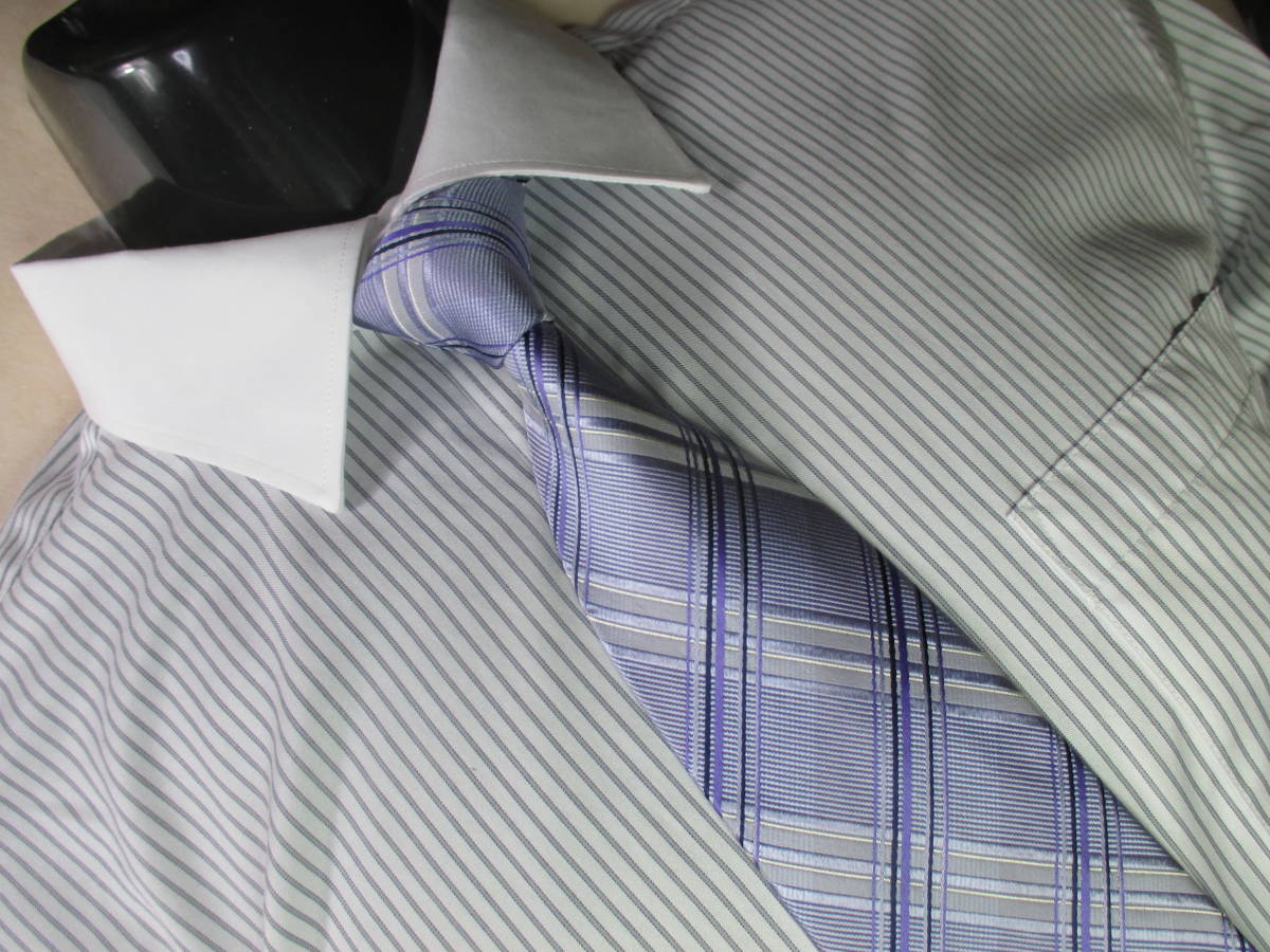 ☆ネクタイ◆メイルアンドコー ALEXANDER JULIAN MALE&Co. ◇中古品☆格子柄・紫色系☆第29弾ブランドがいっぱい☆29-283☆拍卖