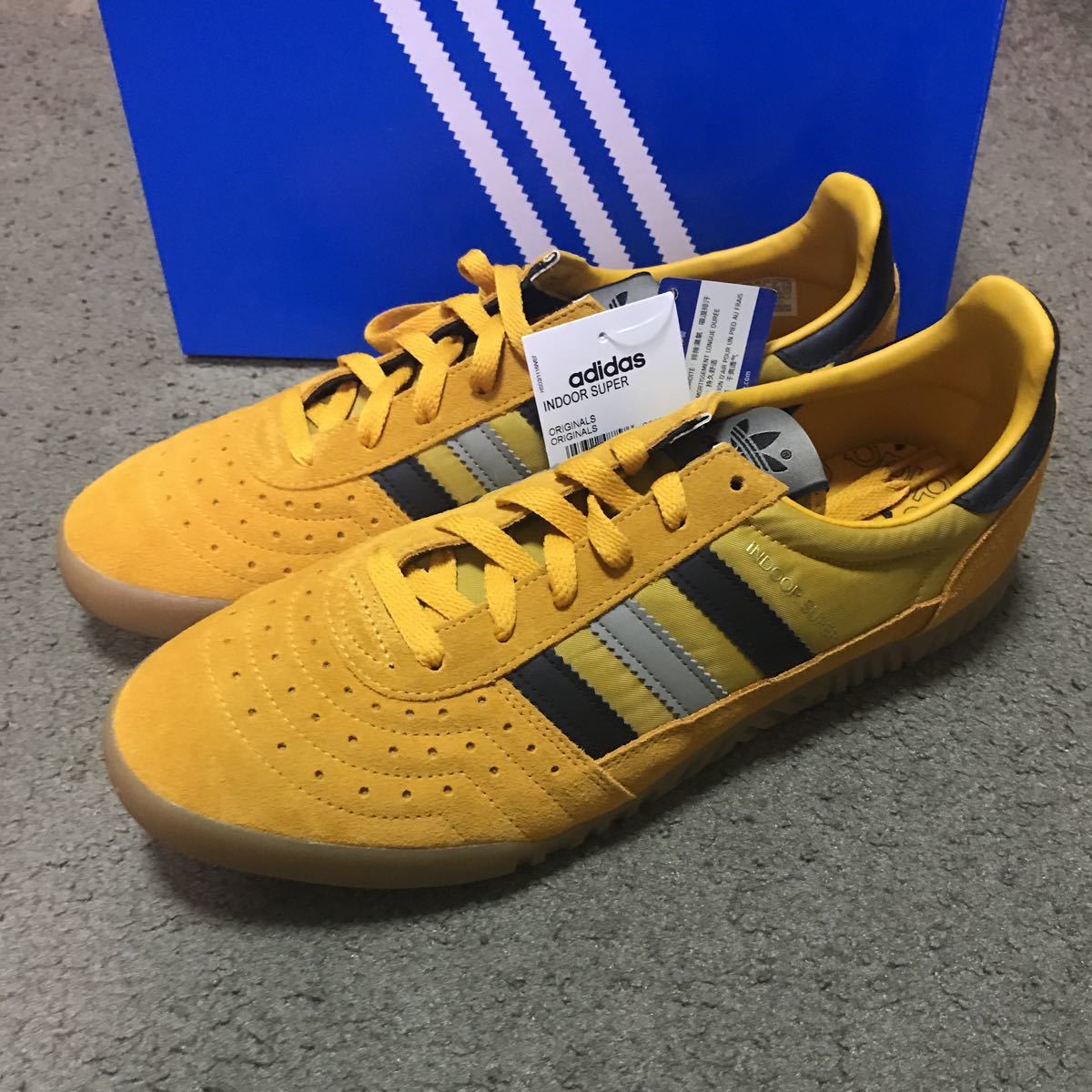 新品ヨーロッパ限定!アディダスオリジナルスインドアスーパー27.5cm/日本未発売adidasINDOORSUPER拍卖