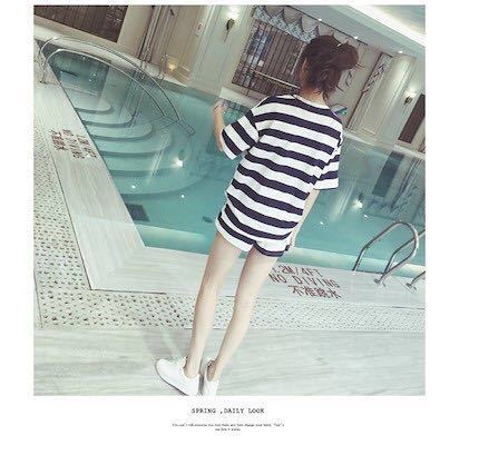 送料198円#新品#即決#レディース ルームウェア パジャマ ショーパン ボーダー#ブラック#サイズ選択有り拍卖