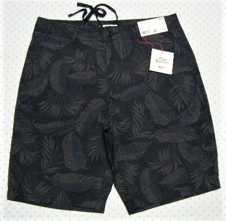 ユニクロ UNIQLO × Reyn Spooner カジュアル&ゴルフ用チノショーツ・ショートパンツ 紺系 サイズ L/W 84~92㌢ 限定コレクション拍卖