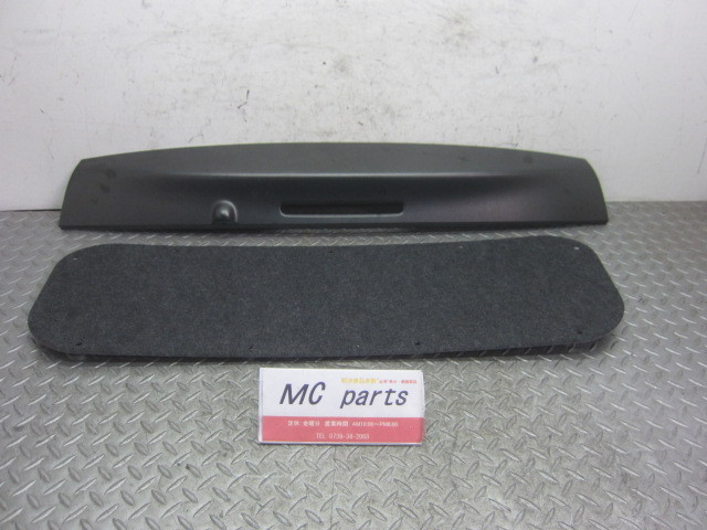 日産 ニッサン モコ MG33S リアゲートガーニッシュ 黒 ブラック 83951-50M00 バックドア拍卖