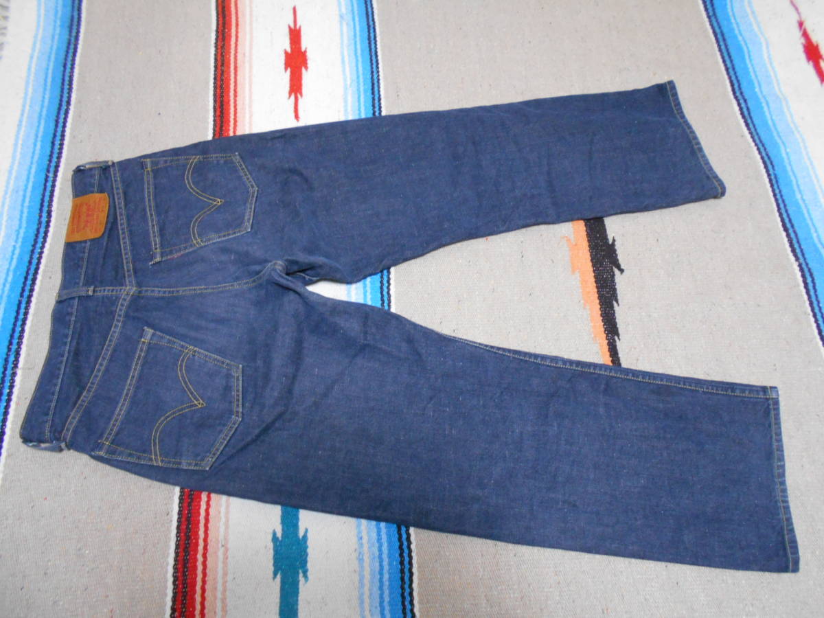 Levi'sリーバイス 503 革レザーパッチ ジーンズ ビンテージ ロックンロールVINTAGE JEANS HOTROD CHOPPER MOTORCYCLE NIRVANA PUNK ROCK拍卖