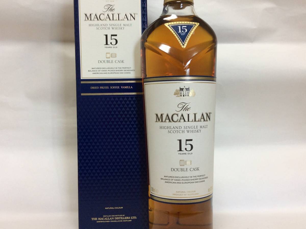 正規品 マッカラン ダブルカスク 15年 40° 700ml 新品箱入 拍卖