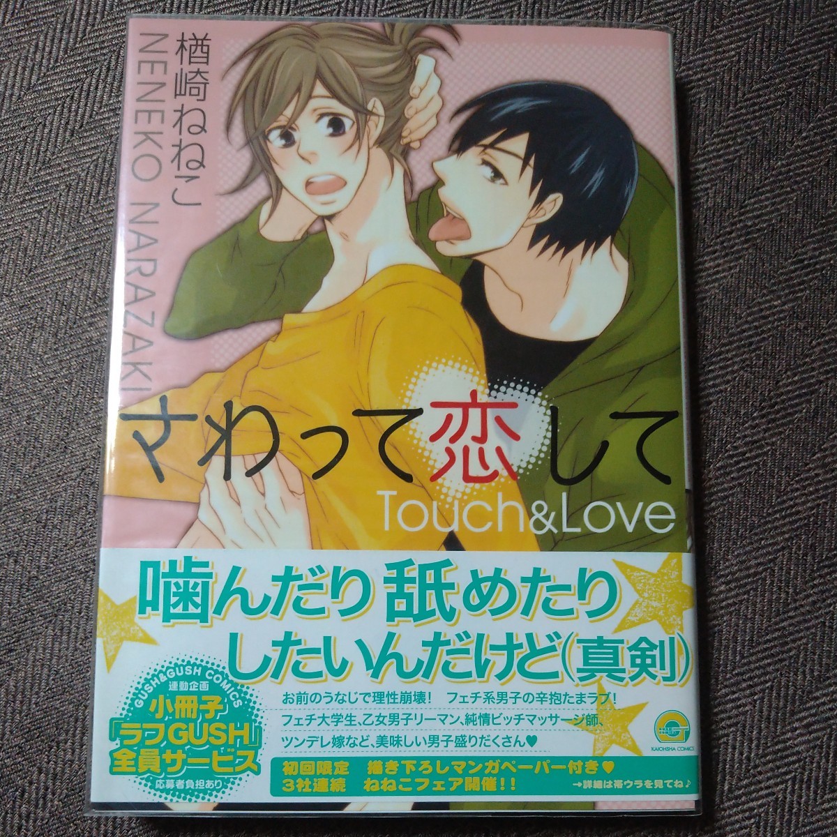 直筆サイン本「さわって恋して」 楢崎ねねこ拍卖