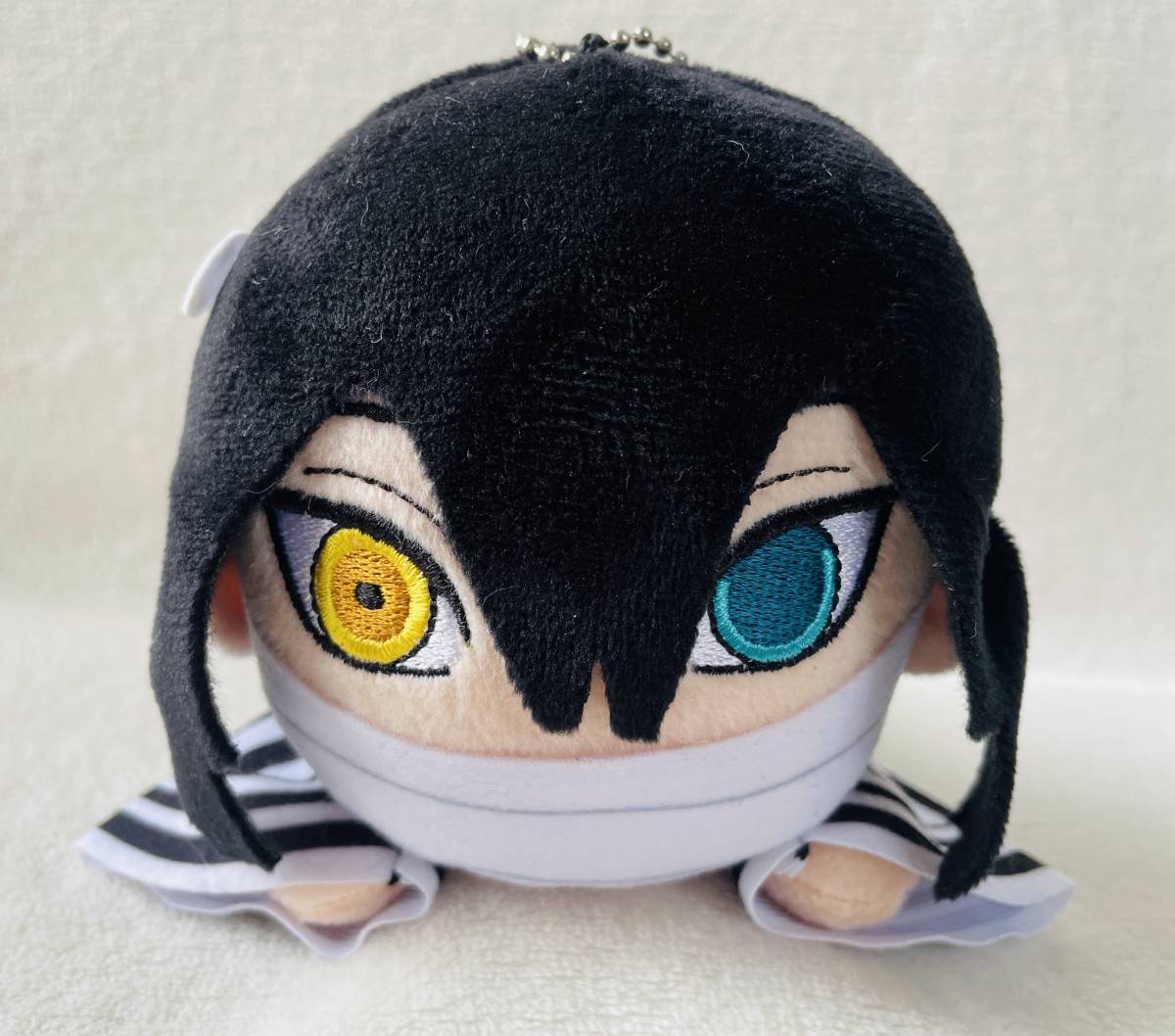 ★鬼滅の刃 エクストラ 寝そべり ぬいぐるみ vol.4 伊黒小芭内★ボールチェーン付き マスコット タグ無し拍卖