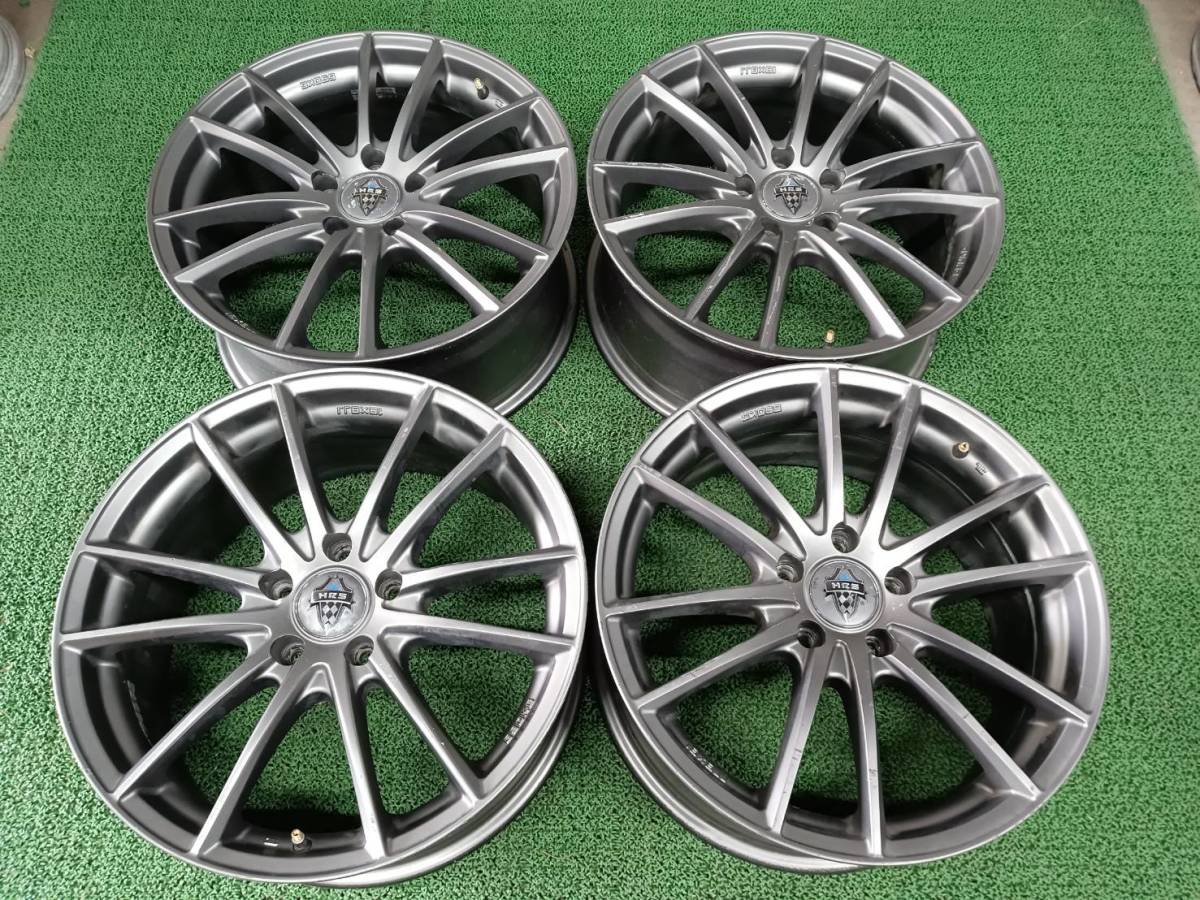 ★希少品★ HRS 18×8J +45 5H-114.3 4本セット クラウン・アルファード・ヴェルファイア等拍卖