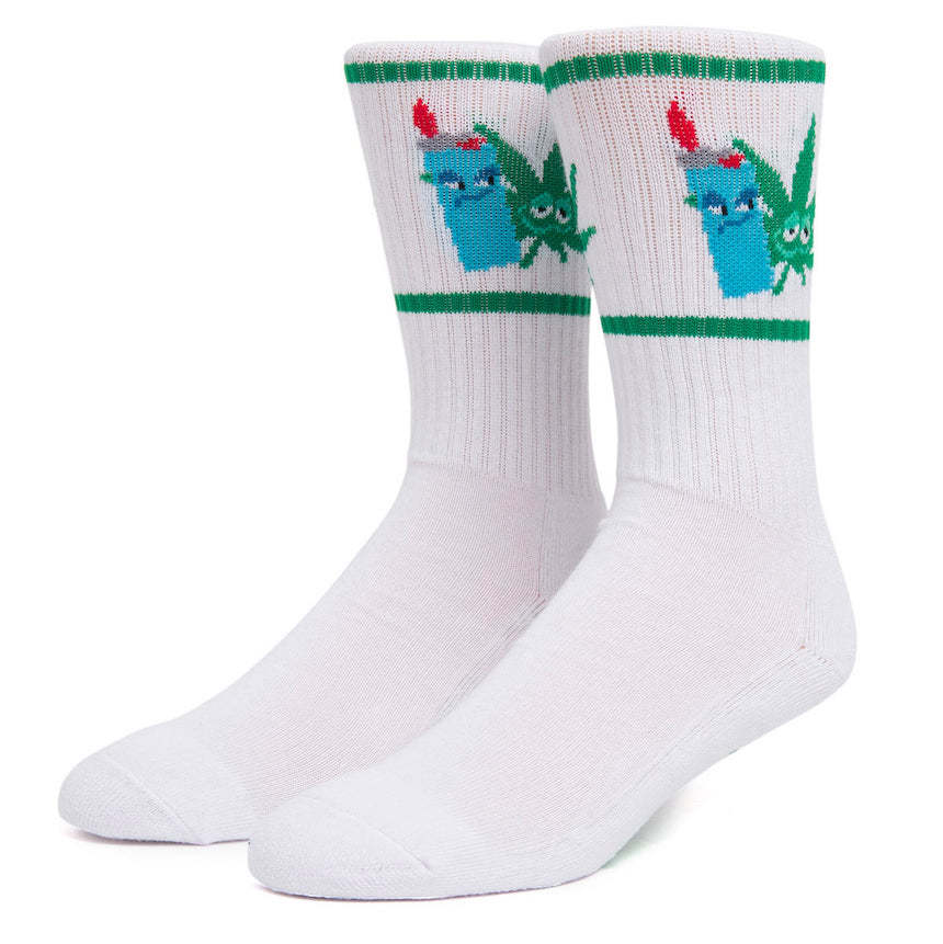 HUF Frenemies Socks White 靴下 ソックス拍卖