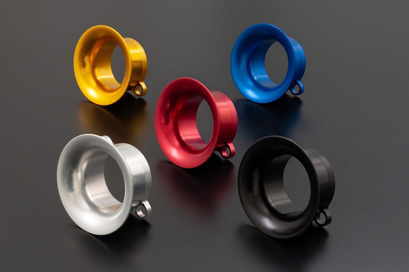 N14-7106 FCR35φ~41φビレット2ピースエアファンネル 35mm レッド拍卖