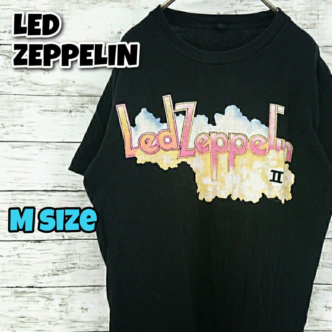 【M】LED ZEPPELIN レッドツェッペリン バンドTシャツ ブラック リユース ultramto拍卖