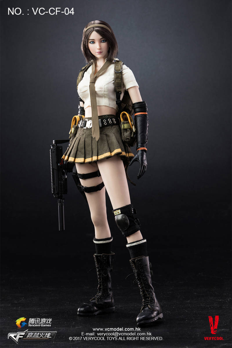 VERYCOOL 1/6 クロスファイア ダブル エージェント ゼロ 未開封新品 VC-CF-04 検) ホットトイズ DID DAMTOYS FLAGSET Facepoolfigure拍卖