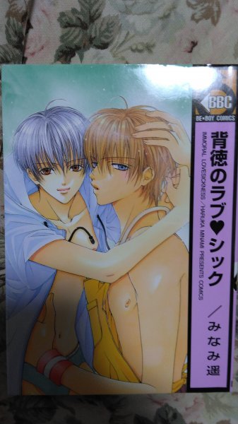即決★BLCみなみ遥「背徳のラブシック」ビーボーイコミックス拍卖