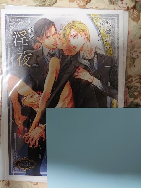 非売品★BLN愁堂れな/笠井あゆみ「-淫夢-淫夜」番外編コミコミスタジオオリジナル特典書き下ろし小冊子拍卖