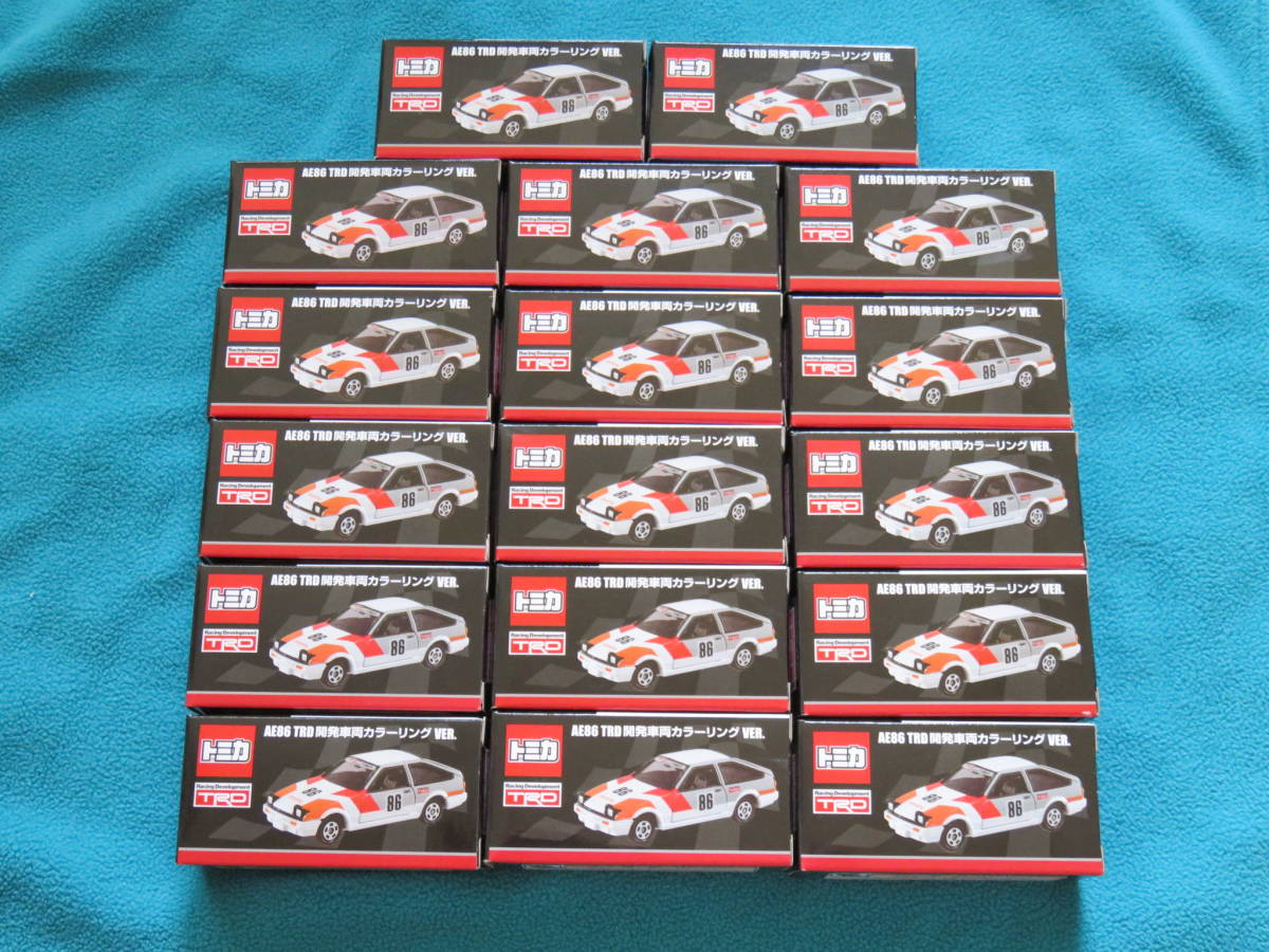 ★17台セット ジェームス AE86 トレノ TRD開発車両カラーリングver. トミカ★拍卖