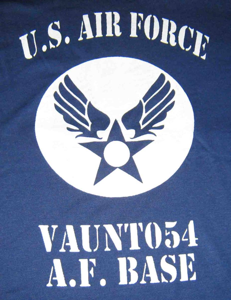 U.S.AIR FORCE 米空軍 ネイビーTシャツ Lサイズ拍卖