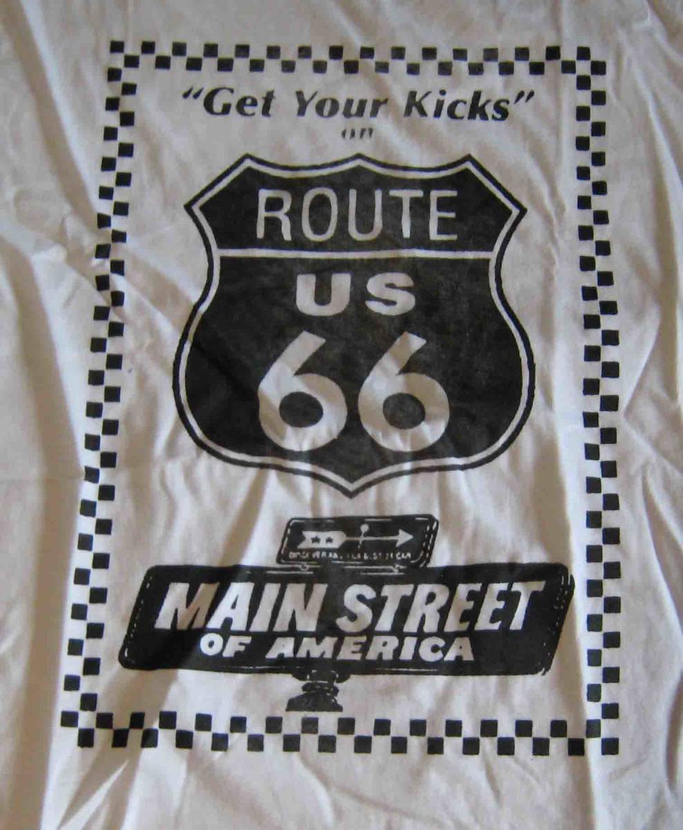 ルート66 ROUTE66 白Tシャツ 2L 訳アリ 特価拍卖