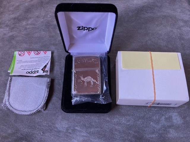 Zippo x Camel カスタムデザインSILVER KING ハイポッリッシュフィニッシュ新品未使用品!拍卖