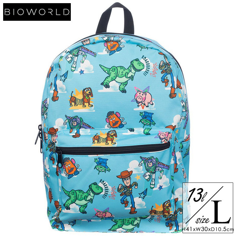 リュックサック ディズニー トイストーリー 総柄 Lサイズ 男の子 女の子 リュック 大きめ 子供から大人まで キャラクター 通学バッグ拍卖