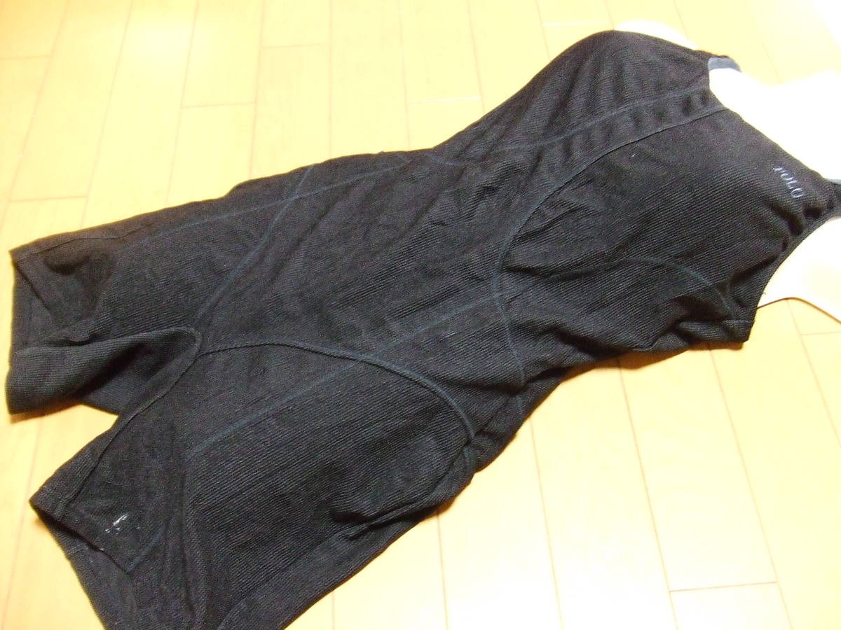 POLO ★ 黒 レディース水着 水着 ワンピース 11L 392拍卖