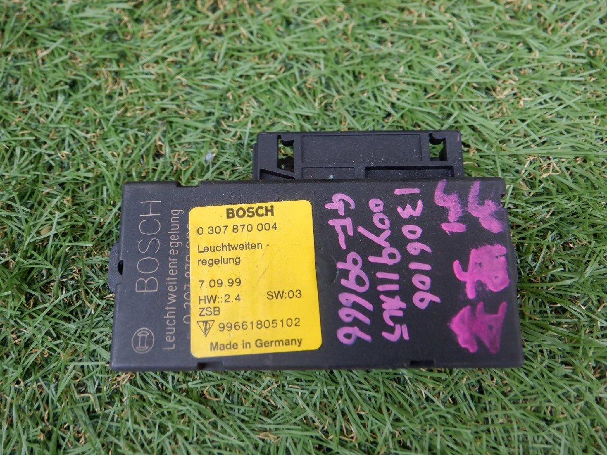 ポルシェ純正 GF-99666 911 996 カレラ 2000年 ライト レベリング センサー コントロールモジュール 99661805102拍卖