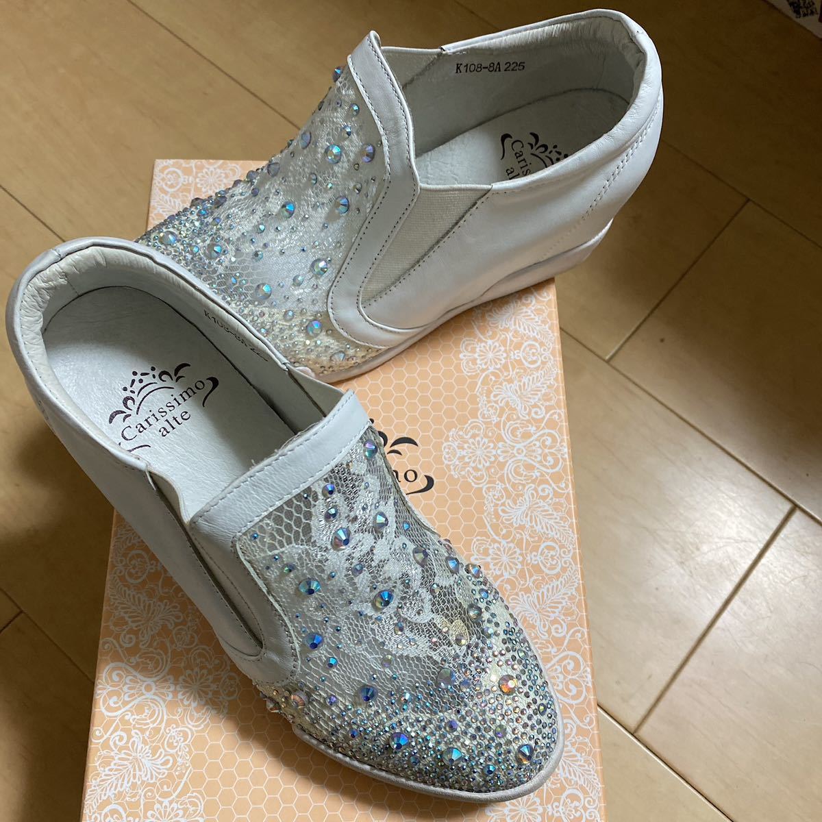 美品 Carissimo alte カリシモアリテ スニーカー 革拍卖