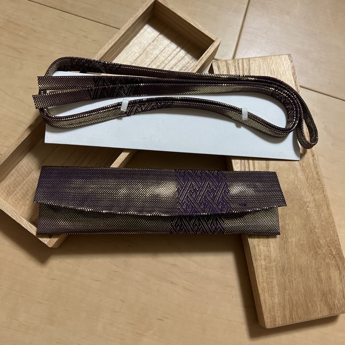 美品 帯紐 櫛ケース 木箱入り和装小物拍卖