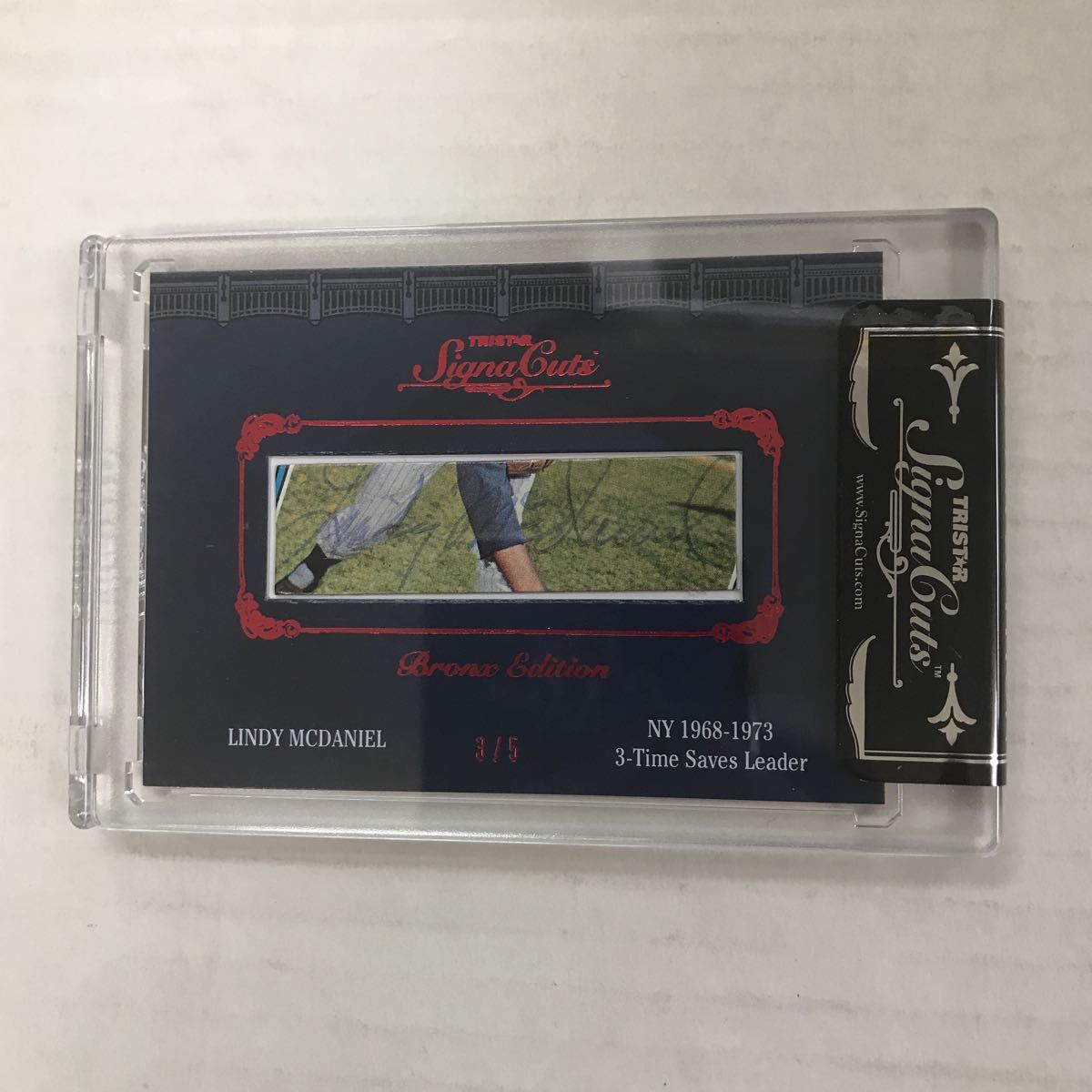 Lindy Mcdaniel 2011 TRISTAR Signa Cuts auto 3/5拍卖