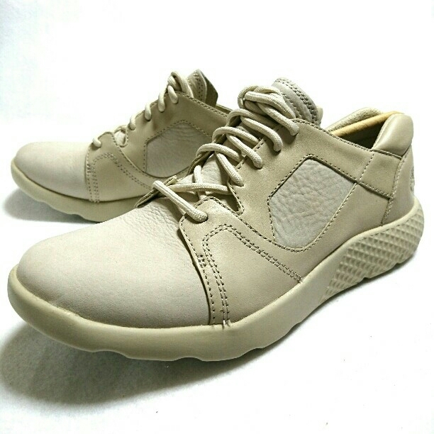 特価/未使用【US7=24.0cm】Timberland/FLYROAM OXFORD/ティンバーランド/レディス/本革/スニーカー/ivory拍卖