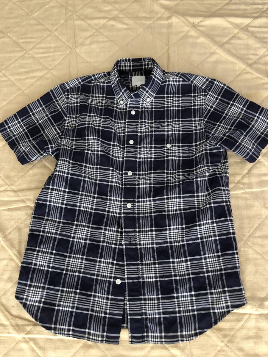 ノースフェイス 半袖シャツ ネイビーブルー M 拍卖