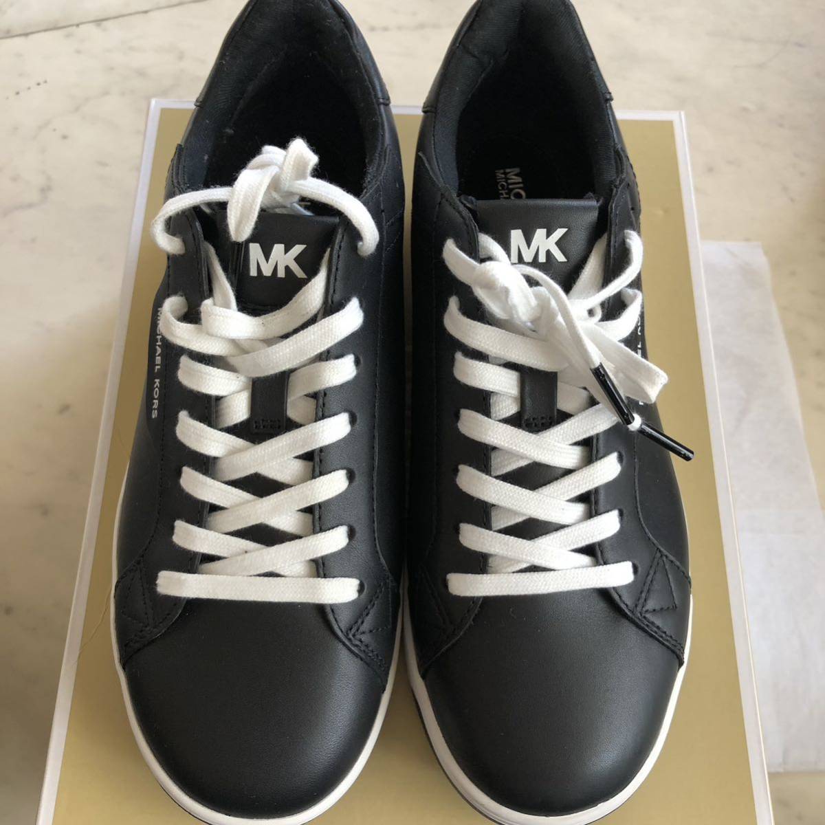 【マイケルコース】MICHAEL ブラック KORS KEATING スニーカー拍卖