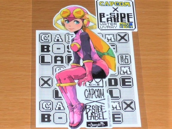 ◆ロックマンエクゼ ステッカー◆ロールちゃん◆B-SIDE LABEL◆カプコン◆拍卖