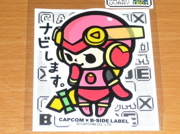 ◆ロックマンエクゼ ステッカー◆ロールちゃん ナビします◆B-SIDE LABEL◆カプコン◆拍卖
