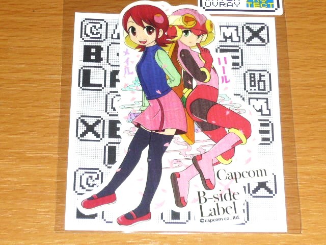 ◆ロックマン ステッカー◆メイル&ロール◆B-SIDE LABEL◆カプコン◆拍卖