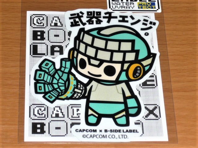 ◆ロックマン11 ステッカー◆武器チェンジ◆B-SIDE LABEL◆カプコン◆拍卖