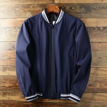 PYD2051★冬新作 ジャケンプル 無地 ジッパー アウット メンズ ウインドブレーカー ブルー L~4XL メンズ シトドア アウター おしゃれ拍卖