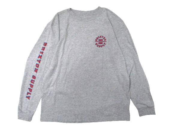 即決☆BRIXTON ブリクストン BOYS SIZE ボーイズサイズ ロンT ヘザーグレー SIZE:Boys M.ftc huf 拍卖