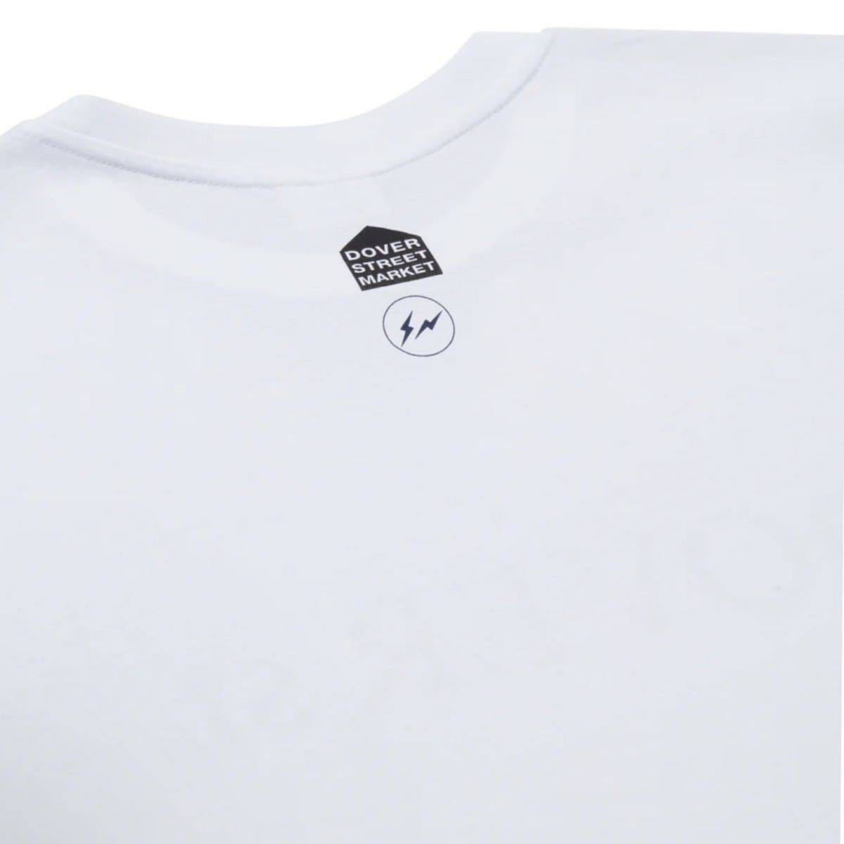 【新品未使用】fragment design × DOVER STREET MARKET TableTop DSM:FRGMT” の新作♪藤原ヒロシコラボ 白T Lサイズ拍卖